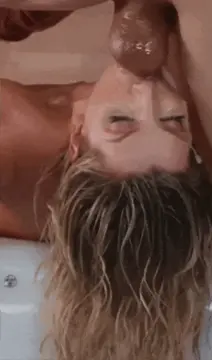 ashley fires gives a sloppy blowjob porn gif
