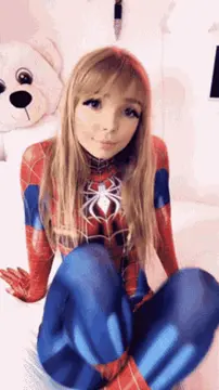 asian spiderwoman ahegao porn gif