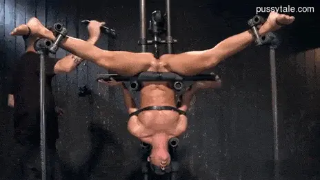 fucked by machine upside down porn gif