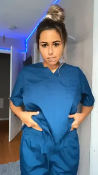 nurse showing awesome tits porn gif