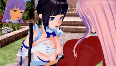 hestia get creampie in butthole by futa zero two porn gif