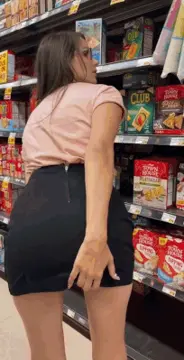 grocery shopping.... porn gif