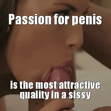 sissy passion for cock porn gif