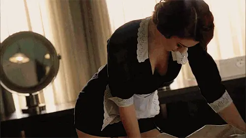 alexandra breckenridge as maid moira in american horror story: asylum porn gif