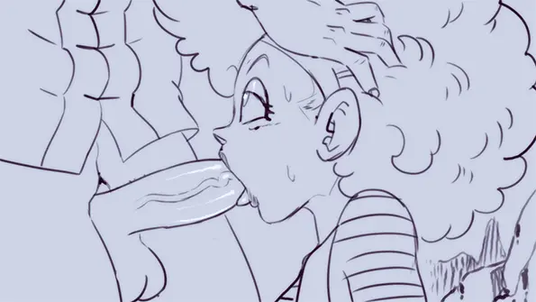 mouth fucking bulma porn gif