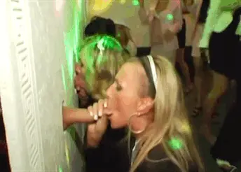 gloryhole porn gif