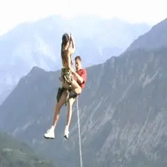 mountain climbing sex. porn gif