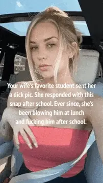 your wife started an affair with her favorite student porn gif