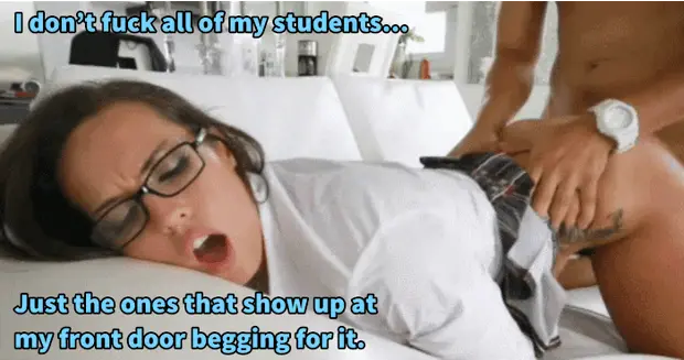 she earned some extra credit porn gif