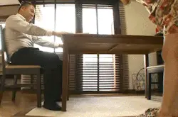 under the table porn gif