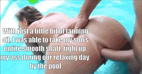 mom's becomes son's fuckhole by the pool porn gif