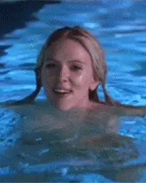 scarlett johansson in the pool porn gif