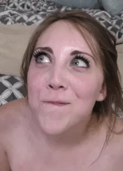 sexy eating cum porn gif
