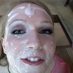 bukkake blonde (9/10) porn gif