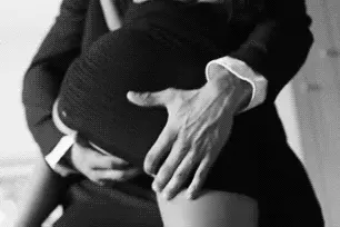 b&w upskirt pussy rub porn gif