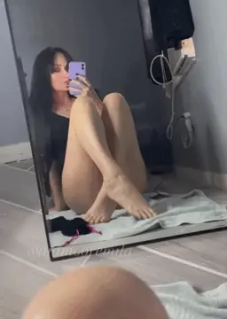 self shot feet porn gif