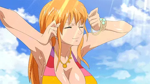 nami with sexy bikini porn gif