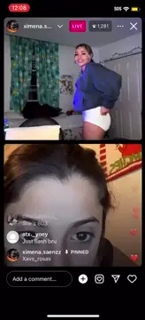 sexy sluts flashing on ig live
