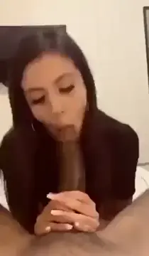 sexy slut sucking and riding big black dick
