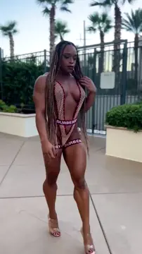 Ebony fit woman