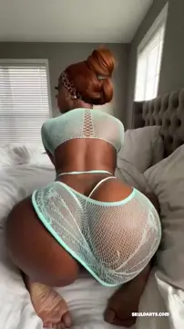BBC Fucks Ebony with Big Black Ass and She Gets Creampied
