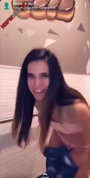 Snapchat leaked Abbie Maley sextape