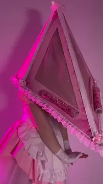 pyramid head sexy cosplay creepy scary monster girl monster waifu