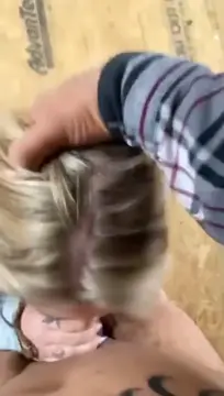sloppy blowjob in public