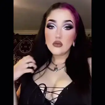 goth whore jemma can't help but show off