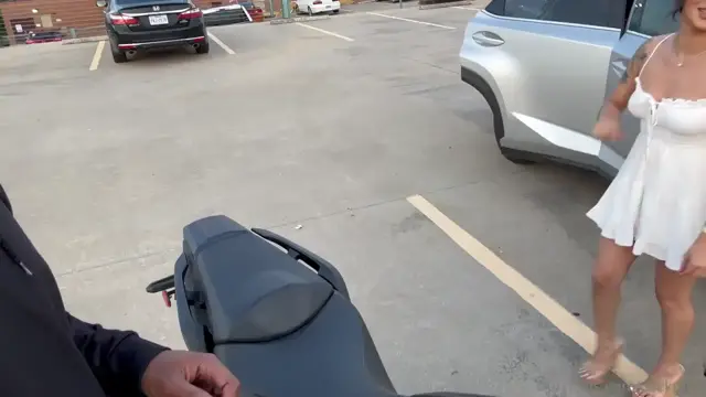 Rough Outdoor Doggystyle Quickie Latina Bitch