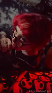 Big ass goth sucks cock and gets fucked