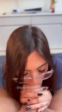 Brenda wearing glasses