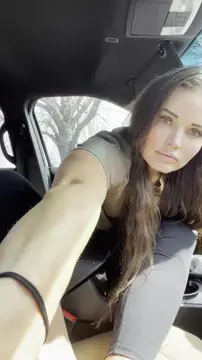 Emily Anderson takes of her slides to show off her thick meaty smelly car soles