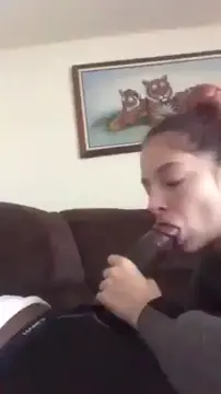 She can barely get it in her mouth