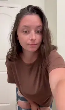 Beautiful Teen Mom Shows off huge pregnant titties and sprays milk everywhere