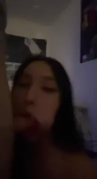 hot teen makes blowjob