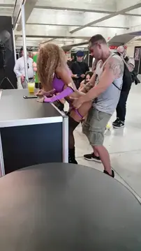 he's not embarrassed to fuck her in a shopping mall