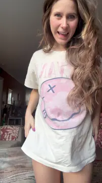 Take a peek at what’s under my shirt 🥹