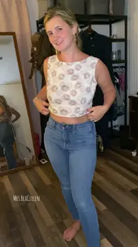 I love my shirts that tie in the back. Easy Titty [drop] attire