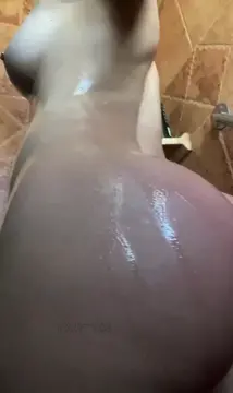 POV I invite you over and put a chair outside the shower to let you goon to me 24F