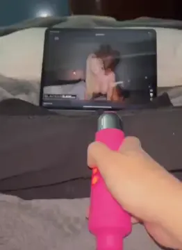 Slut watching BBC porn