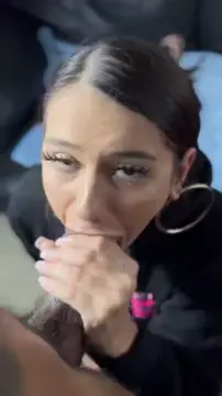 She loves eating his dick