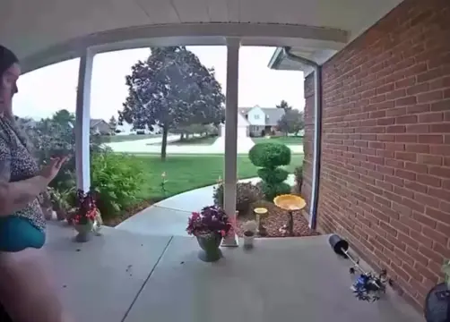 From the door cam