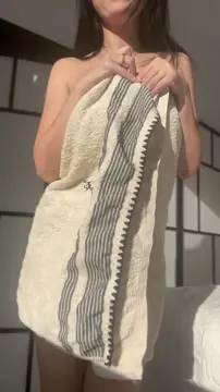 I'm hiding a sexy body under this towel