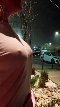 My nipples were freezing