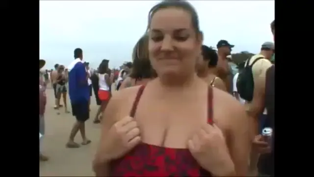 Katie hopes nobody ever sees when she pulled her big tits out on camera for spring break