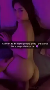 Your best friend bangs your sister once you go to sleep