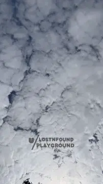 Imagine your are lying in the grass, watching the beautiful cloudy sky…