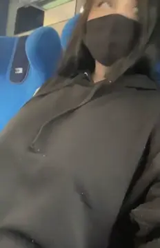 Big boobs in the train