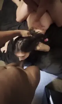 sexy college slut spitroasted in hotel, she aint going home today